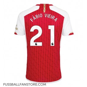 Arsenal Fabio Vieira #21 Replik Heimtrikot 2023-24 Kurzarm